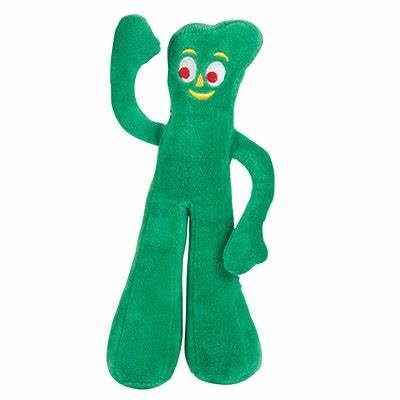 Multipet Gumby Plush Filled Dog Toy, Green, 9 inch (Pack of 1) - Image 5