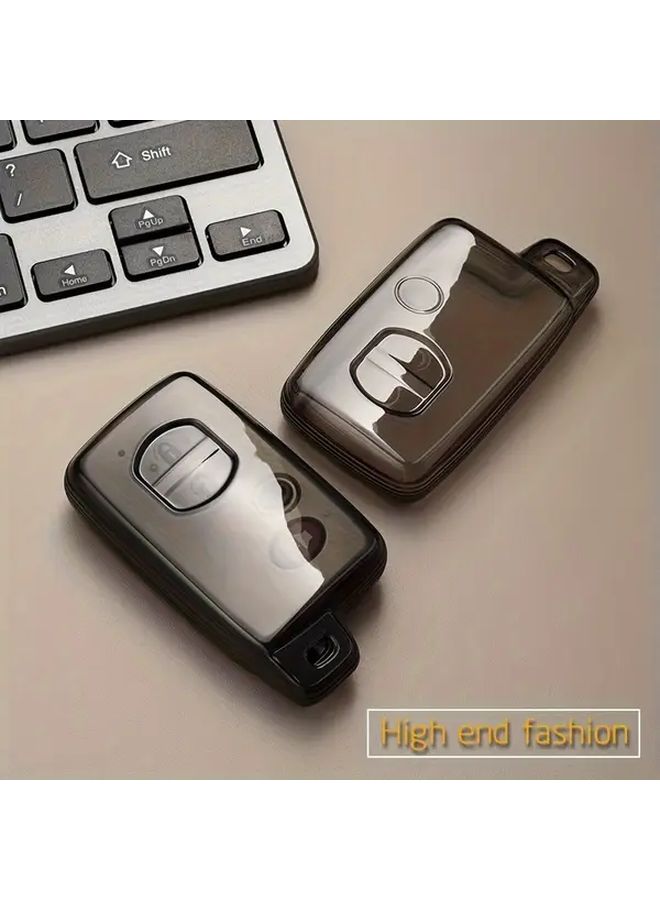 Transparent TPU Car Key Fob Cover with Ring Clasp 360 Protection Scratch Resistant - Image 5