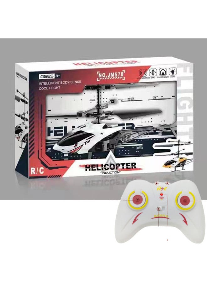 Children's Palm Induction Aircraft Flying Toy Induction Walker Charging Unmanned Helicopter-Color:Dual-mode Remote Control 1-Specifications:12