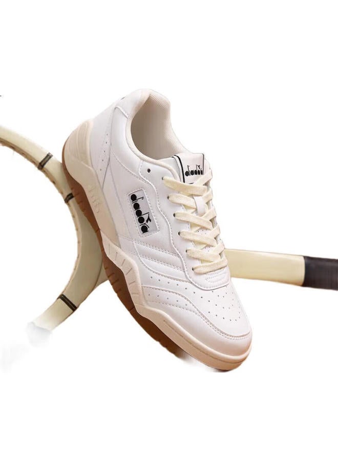 Diadora Men'S And Women'S Low-Top Breathable Casual Shoes Action, Bright White/Zirconium Black/Ice White, Size 38 - Image 3
