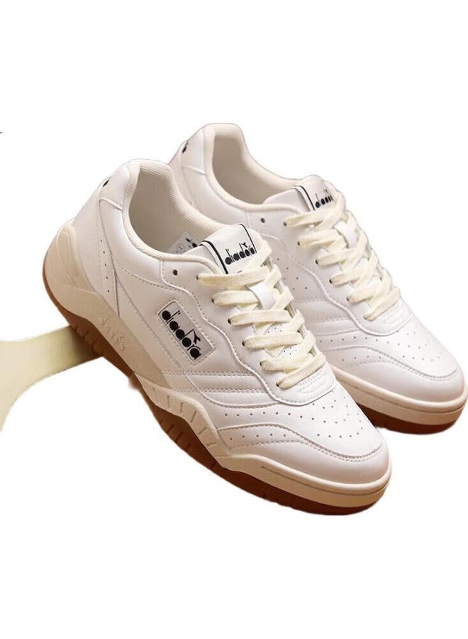 Diadora Men'S And Women'S Low-Top Breathable Casual Shoes Action, Bright White/Zirconium Black/Ice White, Size 38 - Image 1