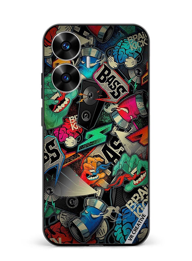 VR CREATIVE Protective Case Cover For Realme C55 Design Multicolour - Image 1