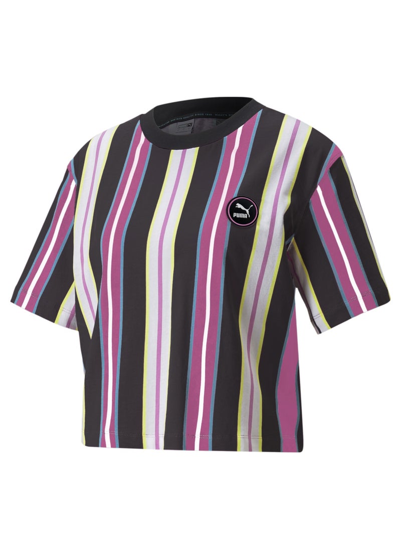 PUMA - SW Relaxed Womens Printed T-Shirt - Image 1