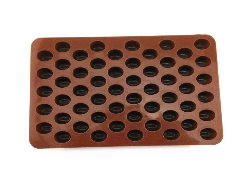 yueton 55 Cavity Coffee Beans Silicone Mold for Baking Chocolate Candy Gummy Ice Cube Molds for Cake Decoration Bakeware Mould - Image 3