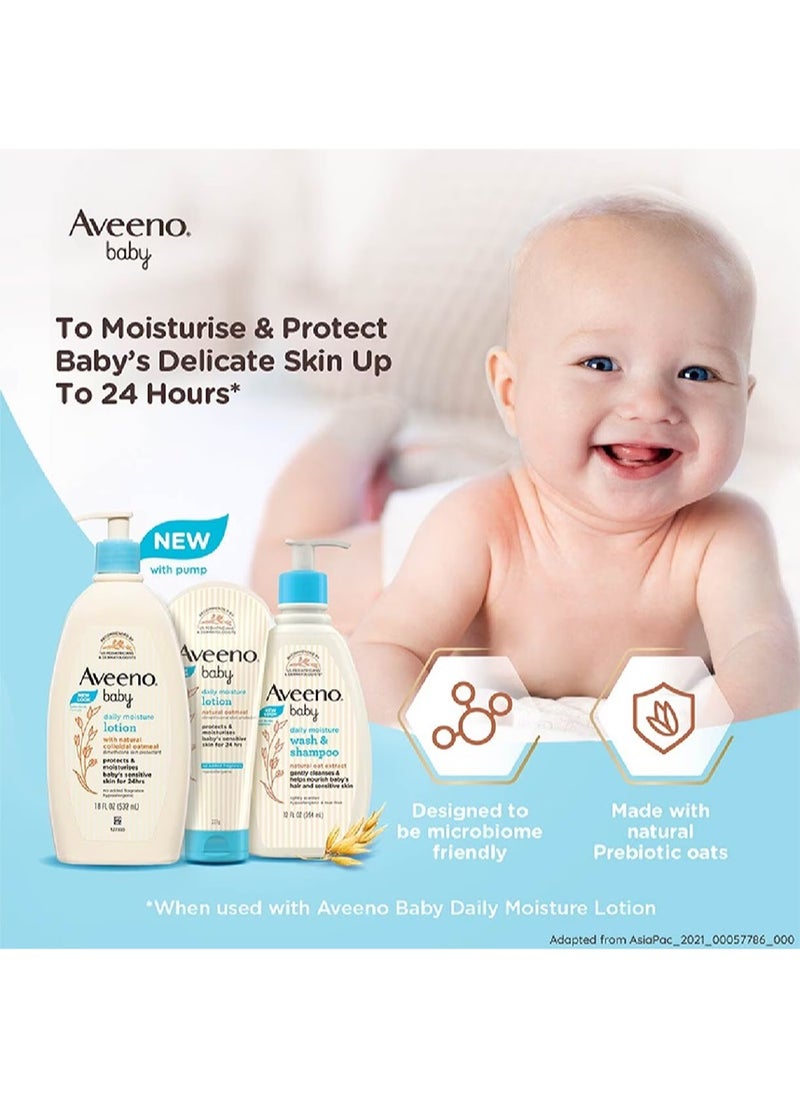 Aveeno Baby Aveeno Baby Daily Moisture Lotion with Natural Colloidal Oatmeal 532ml  - Image 3