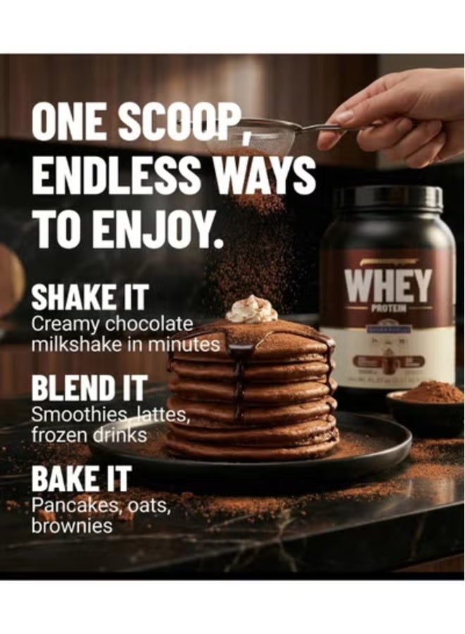 ProSupps Combo: Ghirardelli Whey Protein 2.57 lbs (30 Servings) Rich Chocolate + Free Jekyll & Hyde Shaker V2 Black - Image 5