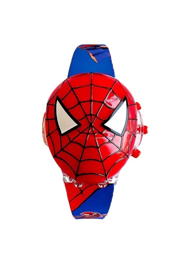aeen Spider-Man Melody Light Watch for Kids | Cartoon Wristwatch with LED Light & Music | Trendy Plastic Watch for School, Parties & Gifting - Image 5