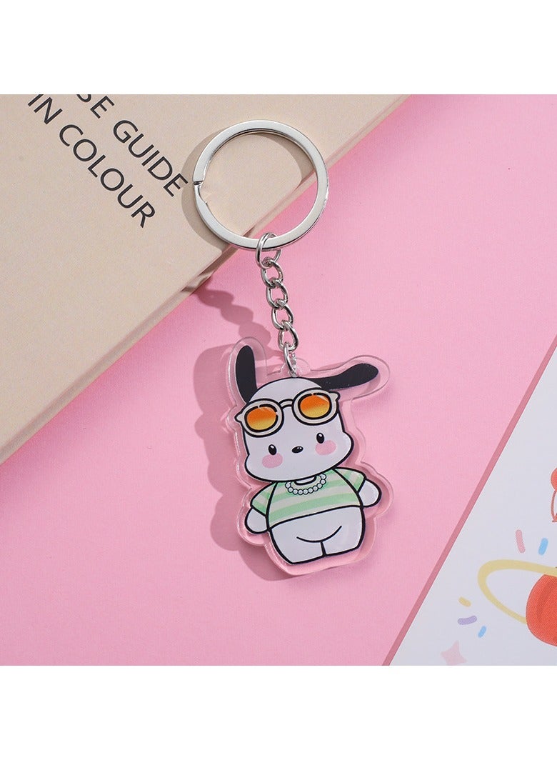 1-Piece Cartoon Pachacco Keychain
