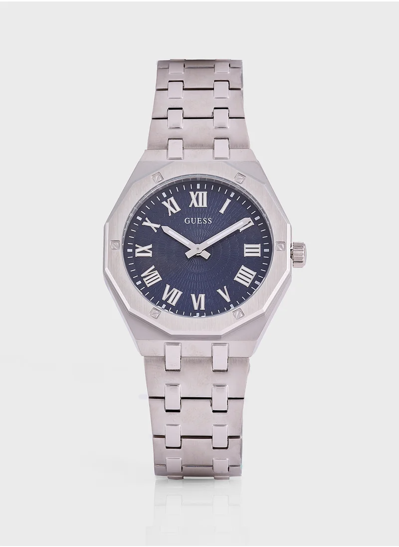 GUESS Asset Steel Strap Analog Watch