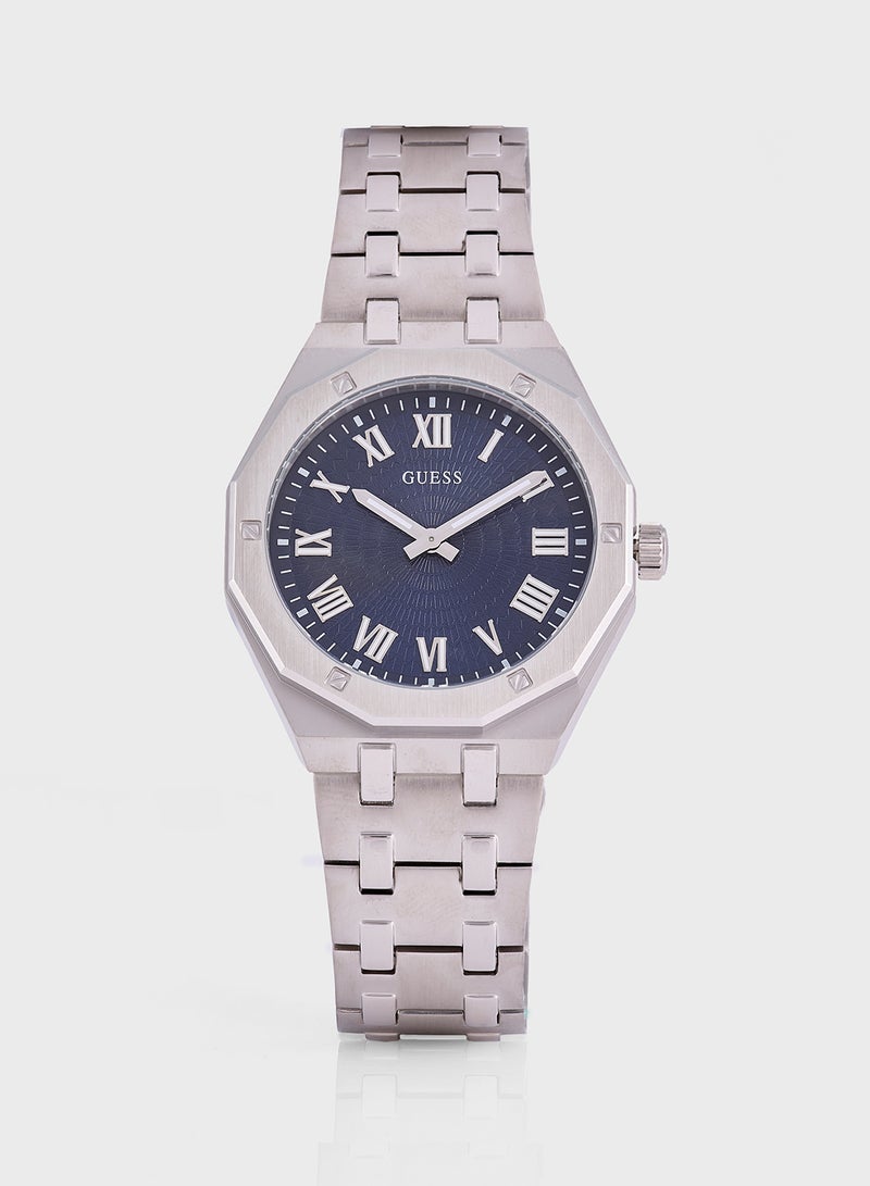 GUESS Asset Steel Strap Analog Watch - Image 1