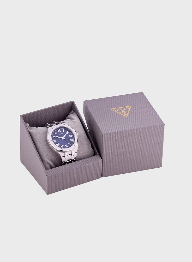 GUESS  Asset Steel Strap Analog Watch for Men | Best Price UAE