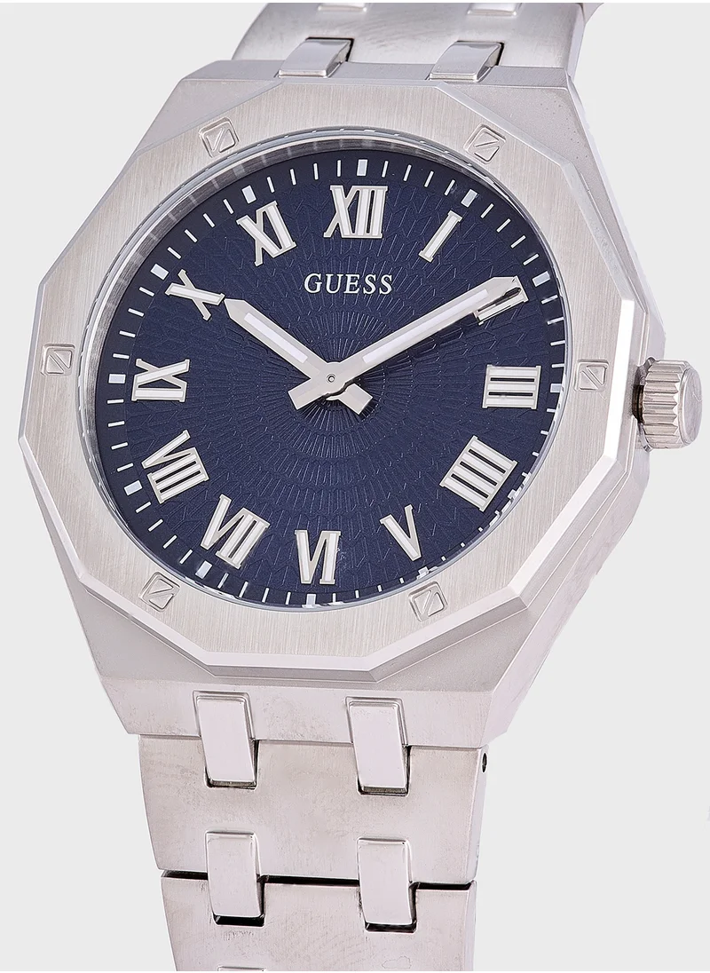 GUESS Asset Steel Strap Analog Watch