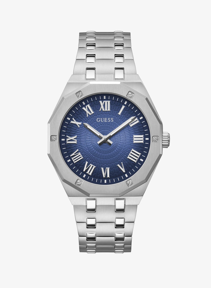 GUESS Asset Steel Strap Analog Watch - Image 1