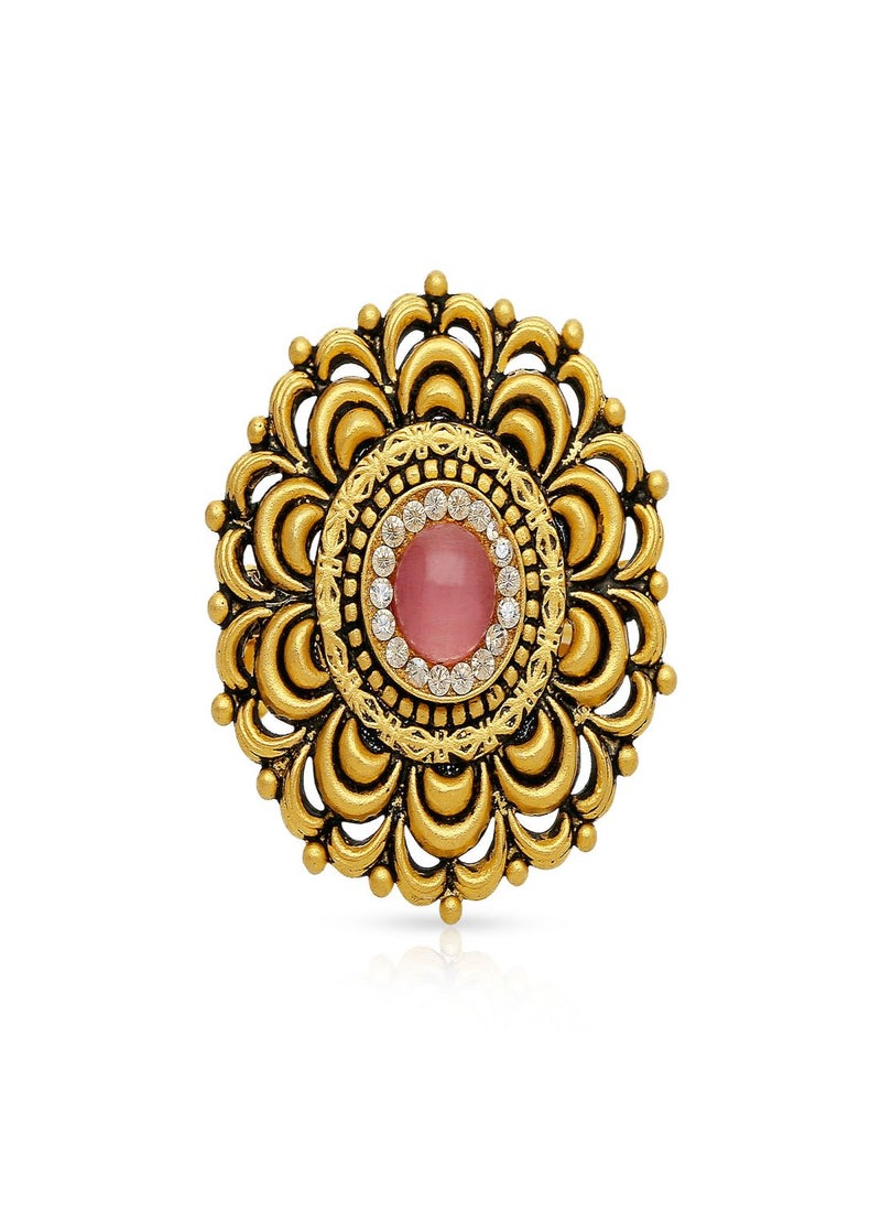Malabar Gold and Diamonds - 22 Carat 916 Purity Yellow Gold Ring RG3887657Y13 For Women - Image 1