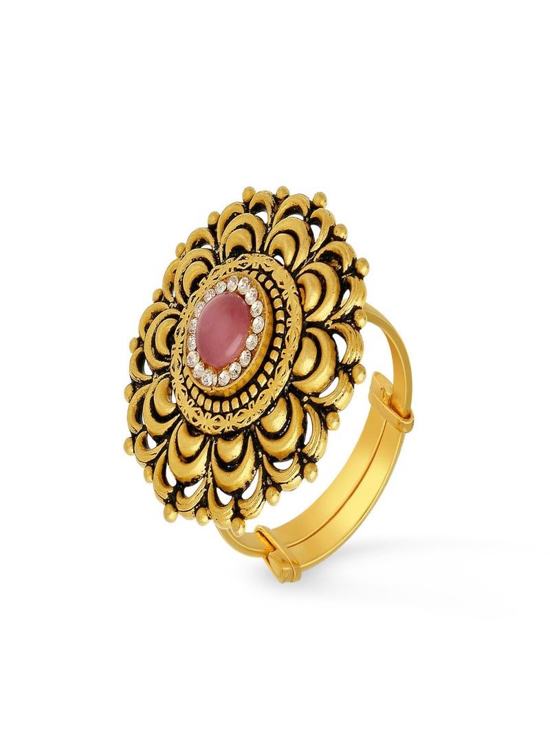 Malabar Gold and Diamonds - 22 Carat 916 Purity Yellow Gold Ring RG3887657Y13 For Women - Image 1