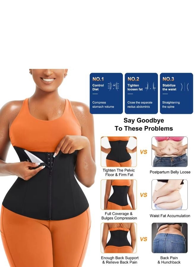 Generic 2023 Double-Layer Slimming Belt – Colombian Sauna Effect Waist Trainer for Women – Ideal for Fitness Workouts, Silver, 2XL – Women's Shapewear for Tummy Control, Belly Slimming, Body Shapers, Medical-Grade Compression, and Postpartum Support Belt.  - Image 5