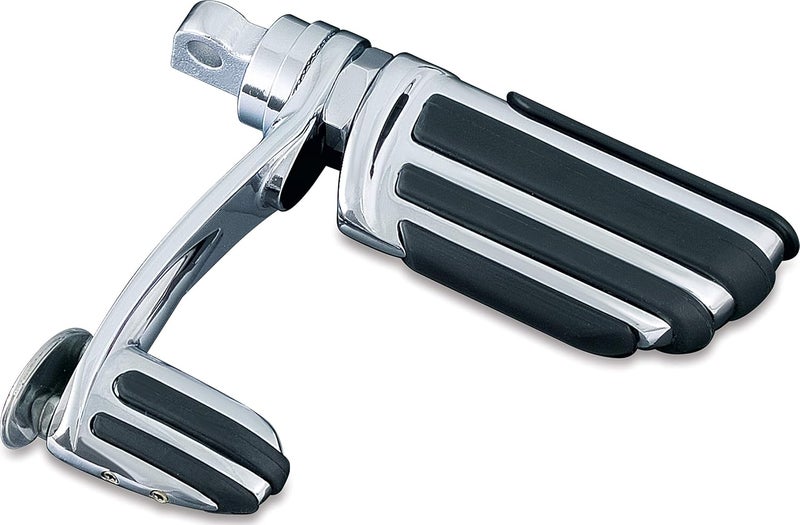 Kuryakyn 4428 Motorcycle Footpegs: Pilot Pegs with Stirrups, Chrome, 1 Pair - Image 1