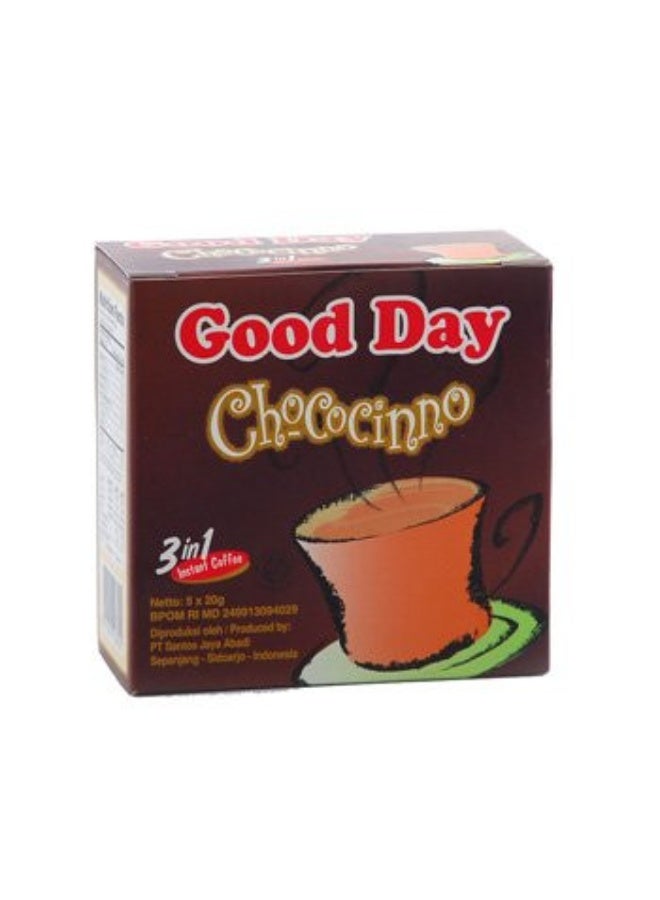 قهوة سريعة التحضير بنكهة الشوكولاتة والتشينو، 20 غرام × 5 أكياس