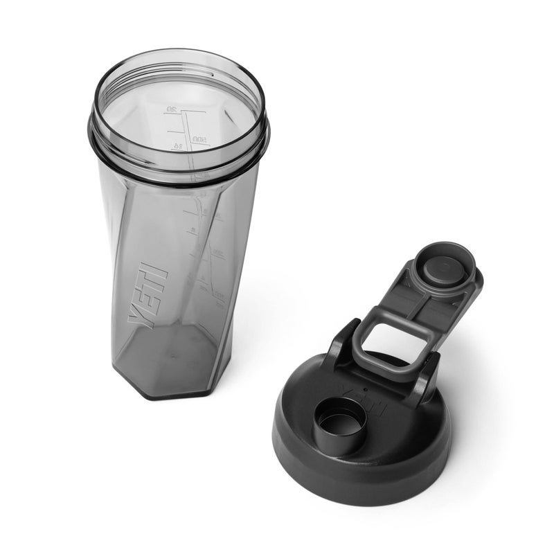YETI Yonder Helimix Vortex Blender Shaker Bottle Holds up to 27oz | No Blending Ball or Whisk | USA Made | Portable Pre Workout Whey Protein Drink Shaker Cup | Dishwasher Safe, Charcoal - Image 3