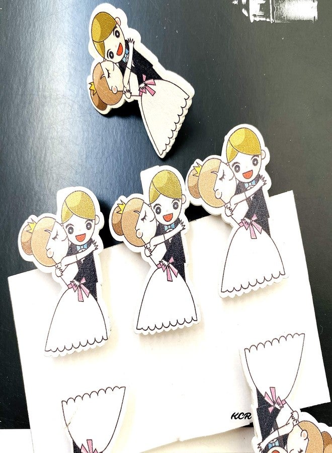 KCR Couple Wooden Dreamer Photo Paper Clips - Set of 6 - Image 3