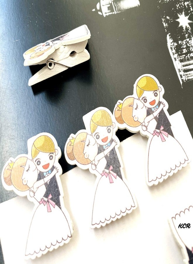 KCR Couple Wooden Dreamer Photo Paper Clips - Set of 6 - Image 4