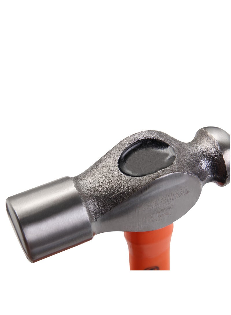 KSEIBI Ball Pein Hammers with Progrip Handle,16 oz. Forged Fine Grain Steel Head, Shock Resistant, Non-Slip Handle, Die-forged, Pein Hammer for Metal Work, Rounding, Blacksmith Hammer, Mechanics.  - Image 2