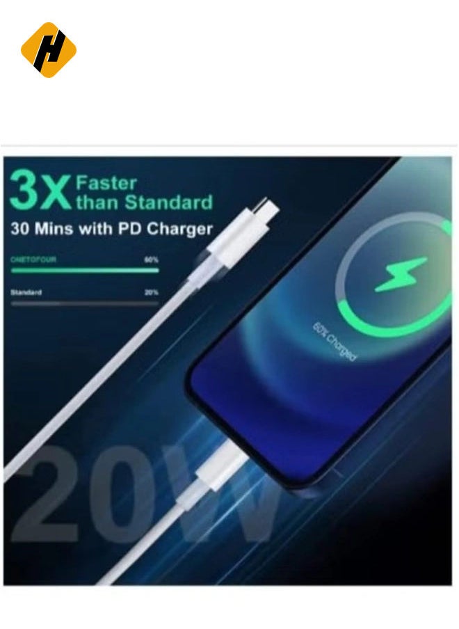 HuHa - Fast Charging Cable for Apple iPhone Charger 20W - Image 1