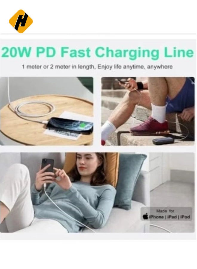 HuHa - Fast Charging Cable for Apple iPhone Charger 20W - Image 1