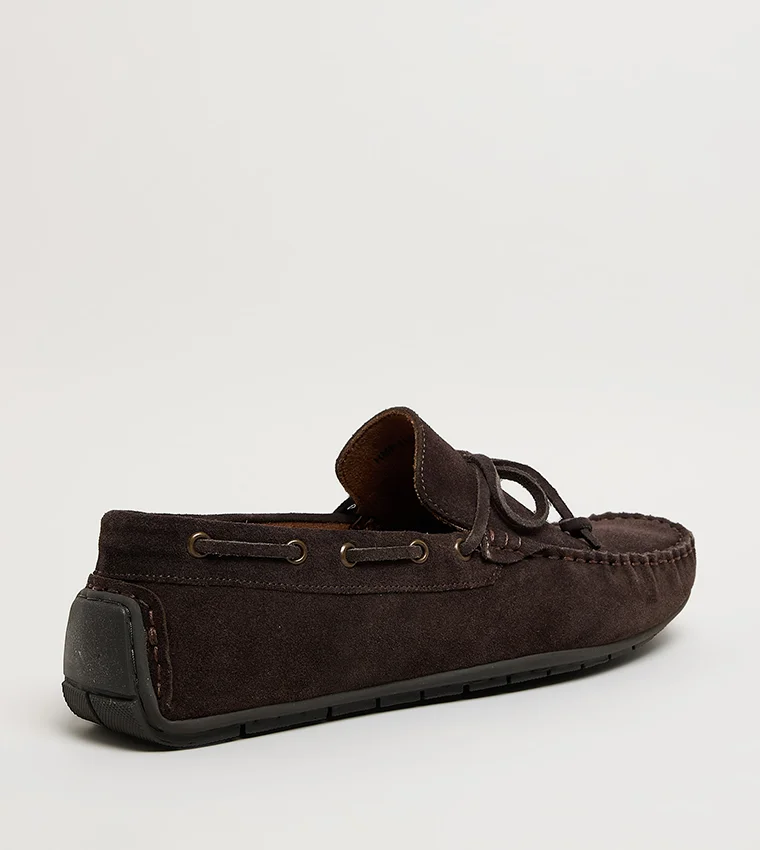 Hush Puppies  Hush Puppies Men's Dark Brown Moccasins/Loafer for Men | Best Price UAE