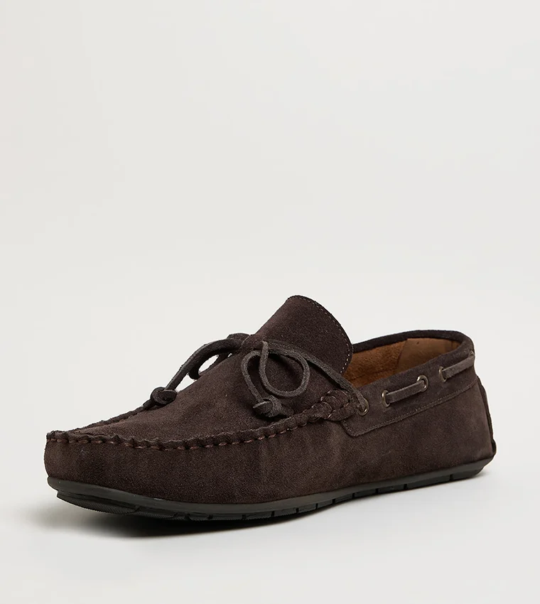 هاش بابيز Hush Puppies Men's Dark Brown Moccasins/Loafer