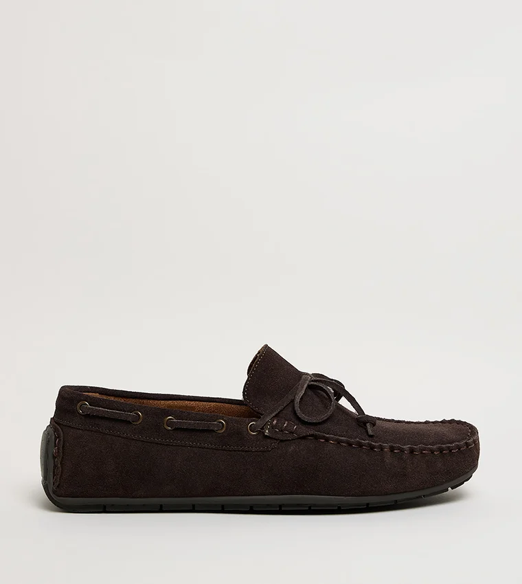هاش بابيز Hush Puppies Men's Dark Brown Moccasins/Loafer