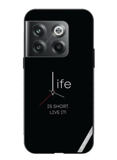 VR CREATIVE Protective Case Cover For OnePlus Ace Pro Life Is Short Design Multicolour  - Image 1
