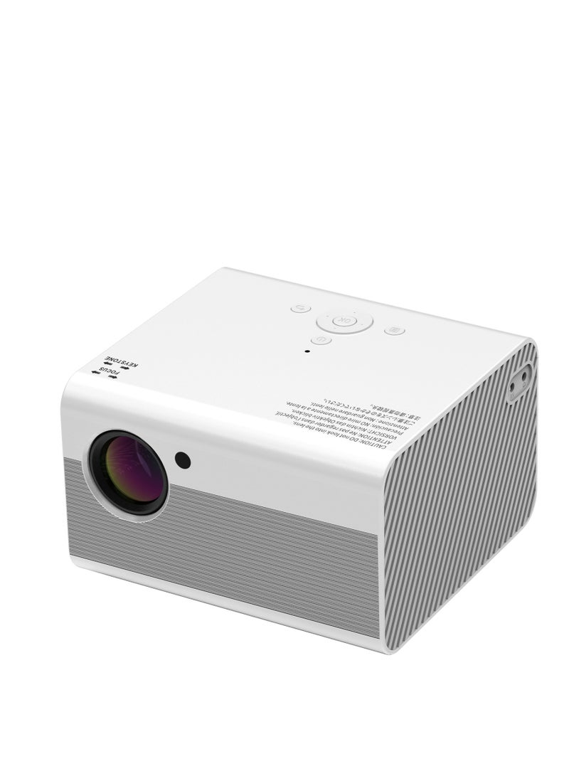 Wifi Android Projector,Portable Projector,Full Hd 4500 Lumens Screen Size Upto 200 Inch  Native Res 1080P Download Apps Bluetooth Home Theater Gaming Projector - Image 1