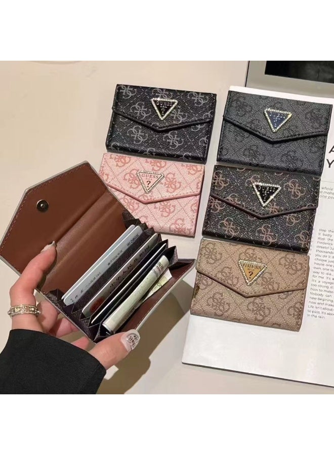 جيست حامل بطاقات من الجلد الطبيعي فاخرة رقيقة للغاية، حامل بطاقات موضة مع اسم محفور، جلد بقري، حامل بطاقة هوية، حامل بطاقات حافلة، هدية لطيفة - Image 2