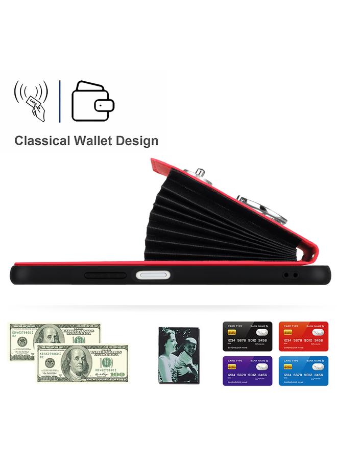 S-TOP Case For OPPO A79 5G Global Organ Card Bag Ring Holder PU Phone Case - Image 3