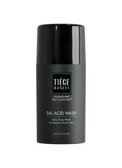 tiege hanley Salicylic Acid Cleanser For Men - Gentle & Deep Cleansing Acne Face Wash For Clear Skin - Prevent Breakouts & Helps Control Oil Production, Minimizing Blackheads & Reduce Pore Size  - Image 1