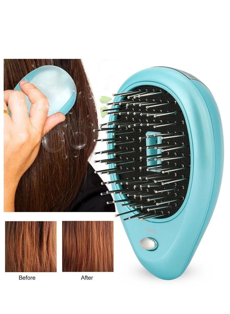 مشط تدليك الشعر الأيوني الكهربائي ، أيون سلبي مضاد لتساقط الشعر ، يخفف الصداع ويقلل من تجعد الفرشاة - Image 1