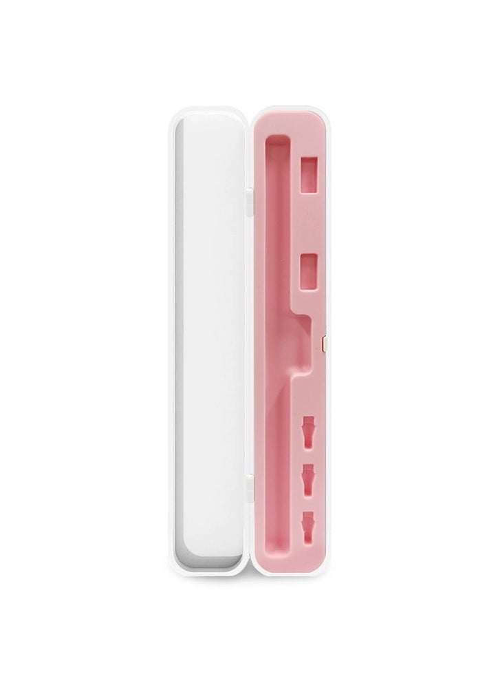 Case for Apple Pencil 1st/2nd Generation, Capacitive Pen Tip Cover Adapter Accessories Pen Case, Storage Box for Apple Pencil and Tips, Pen Protective Case for Apple Pencil Accessories (Pink) 