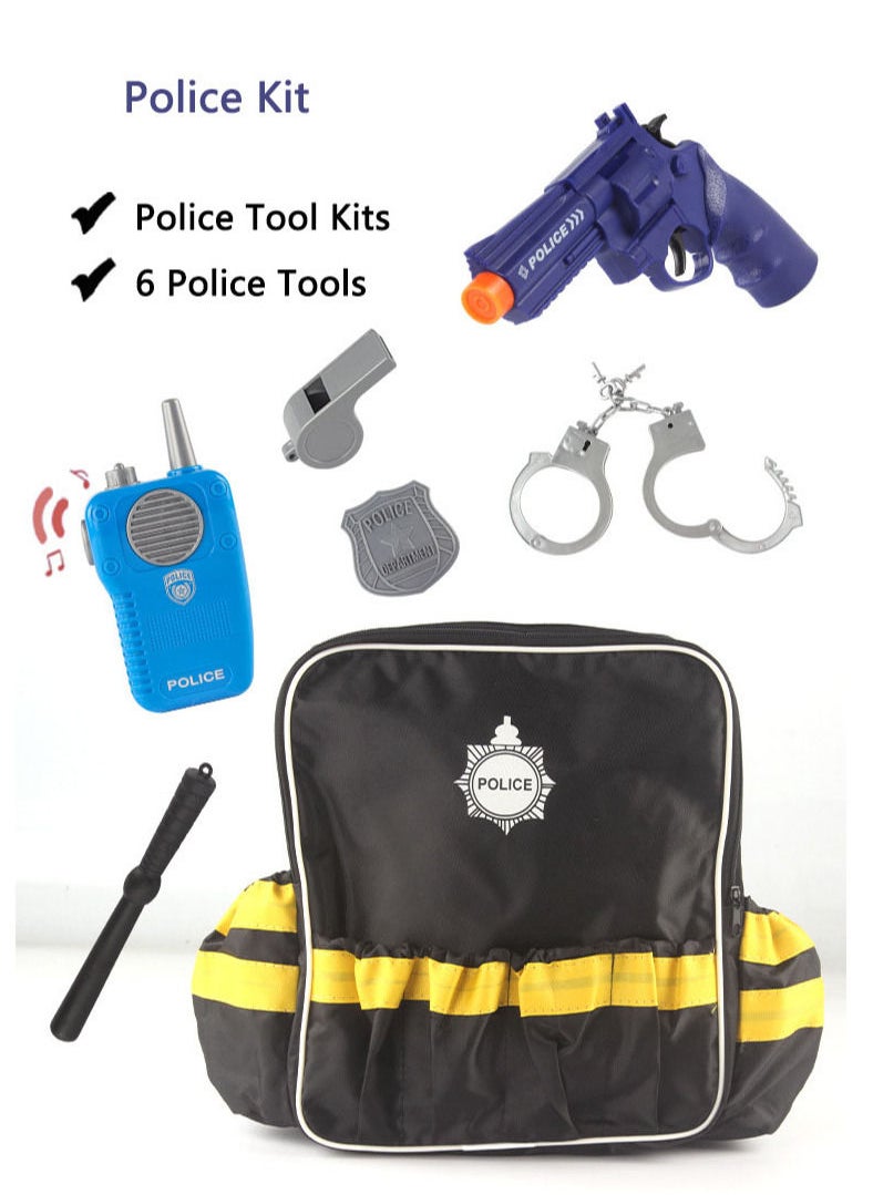 YelaJoy - Costume Police Backpack Performance Props Costume Backpack - Image 1