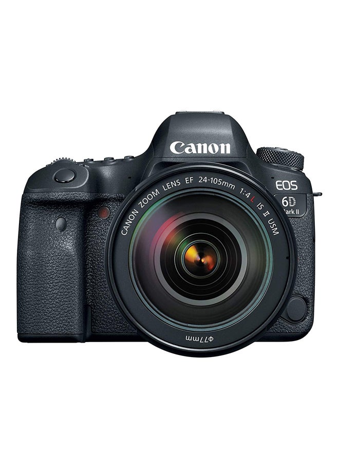 Canon EOS 6D Mark II DSLR With EF 24-105mm f/4L IS II USM Lens 26.2MP LCD Touchscreen - Image 1