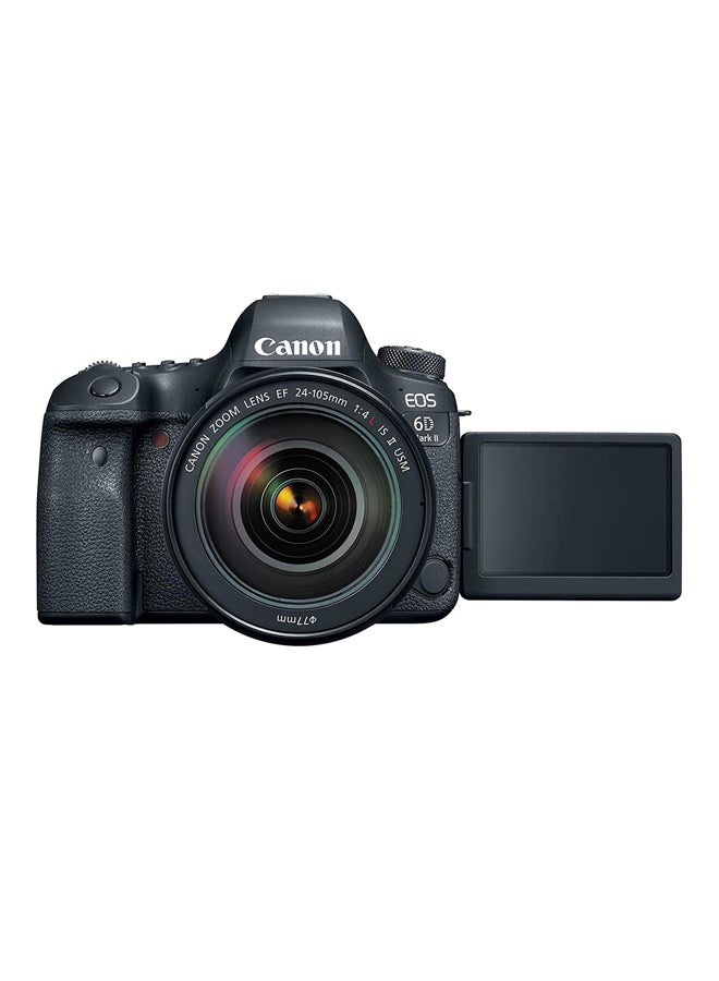 Canon EOS 6D Mark II DSLR With EF 24-105mm f/4L IS II USM Lens 26.2MP LCD Touchscreen - Image 4