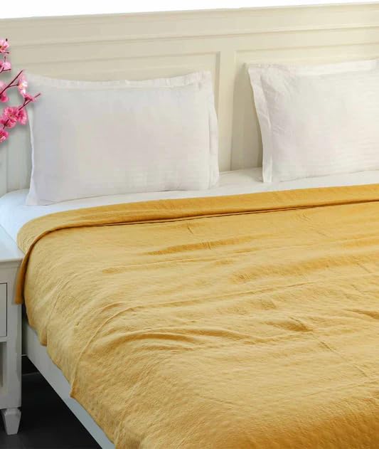 Lucien Cornsilk Color Double Bed Dohar - Soft and Lightweight, Seasons, Quilt | Duvet | Dohar | Blanket  - Image 2