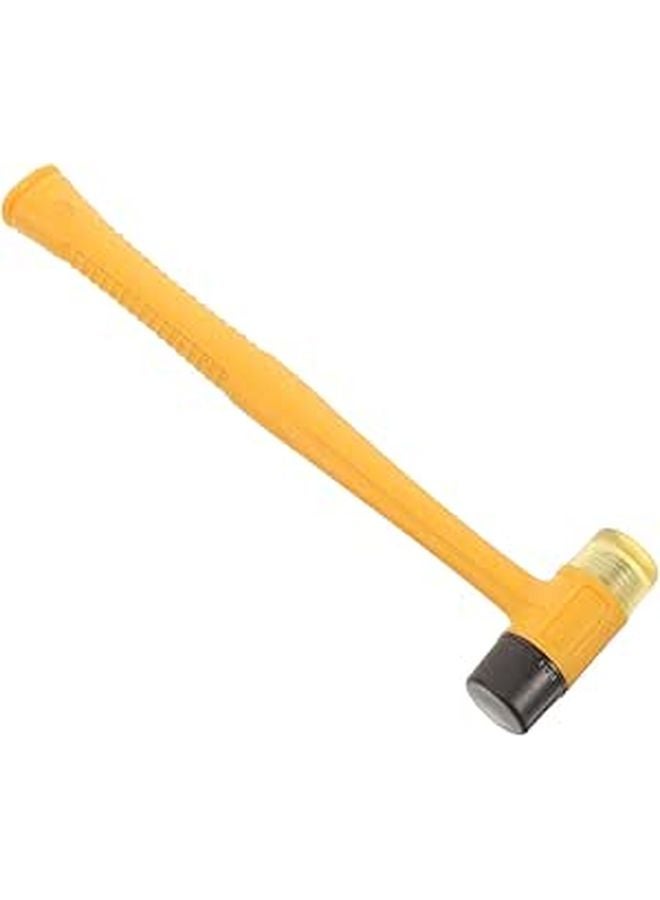 Detachable Double Head Installation Hammer With Yellow Plastic Handle For Carpentry - Image 1