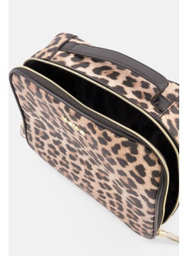 Gola  Women Animal Print Cosmetic Bag, Multicolor  - Image 3