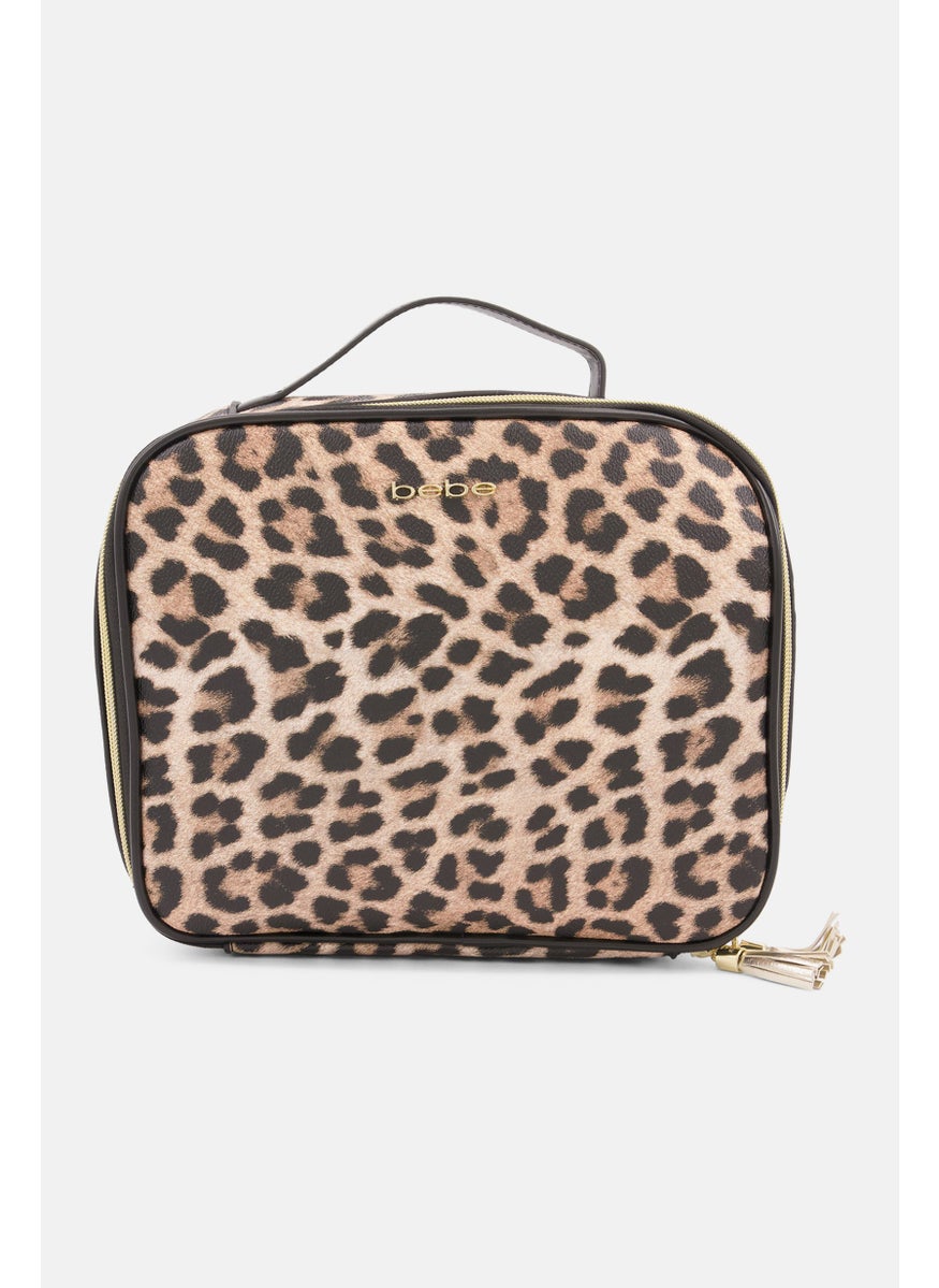 Gola  Women Animal Print Cosmetic Bag, Multicolor  - Image 1