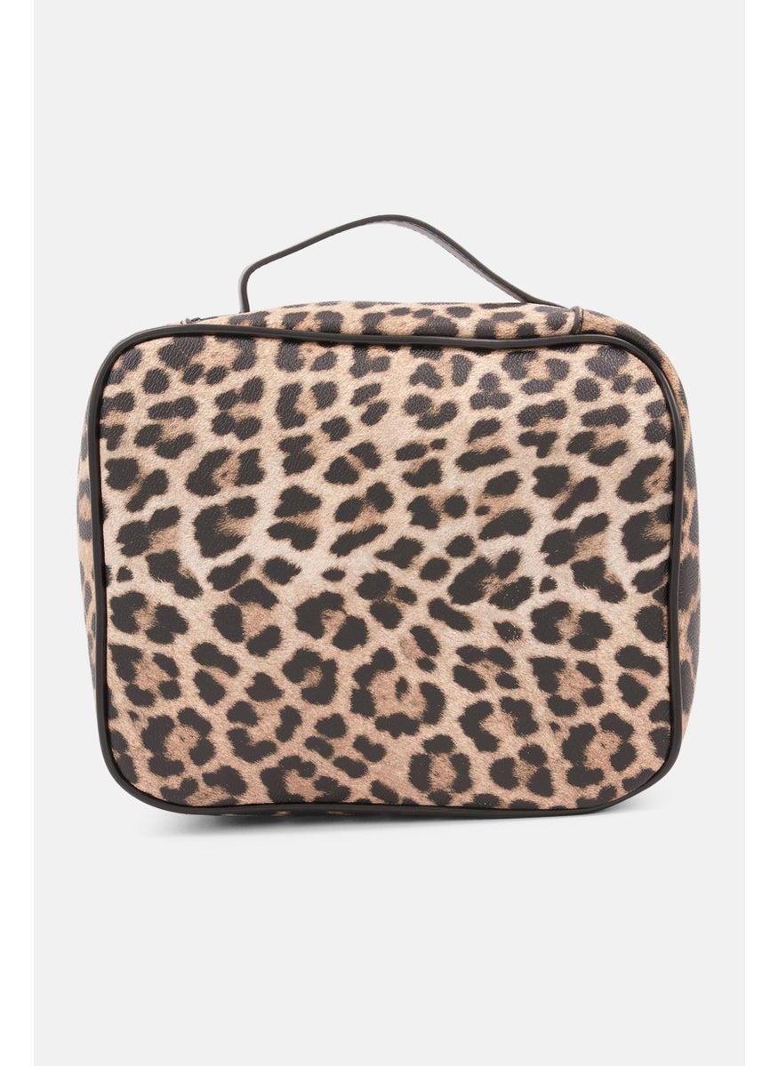 Gola  Women Animal Print Cosmetic Bag, Multicolor  - Image 2