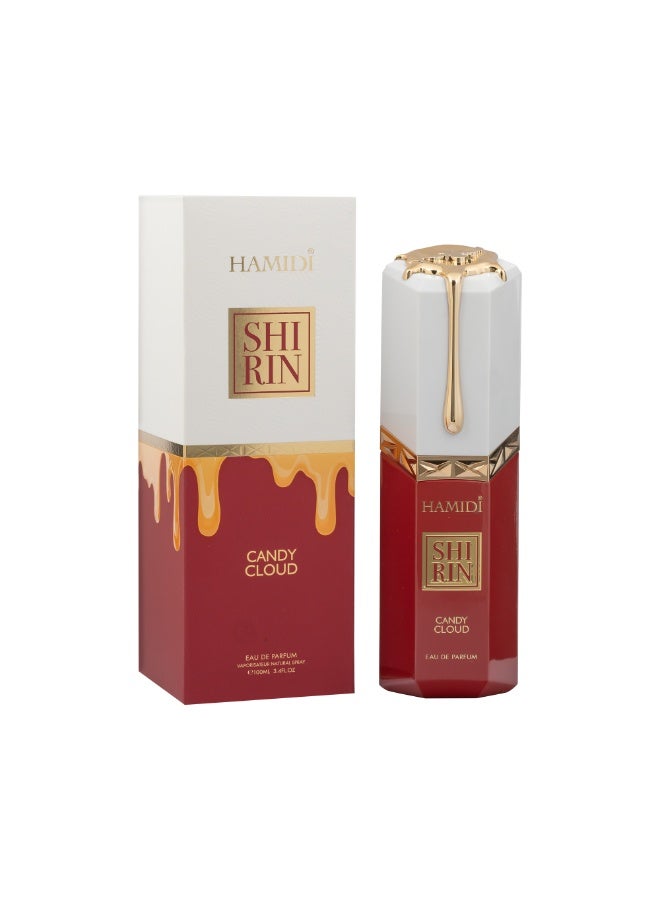 Hamidi Shirin Candy Cloud Eau De Parfum 100ml | Pear, Marshmallow & Vanilla | Jasmine, Caramel & Bubble Gum | Sugar, Tonka & Sandalwood | Long Lasting Unisex Perfume | Perfume Spray - Image 4