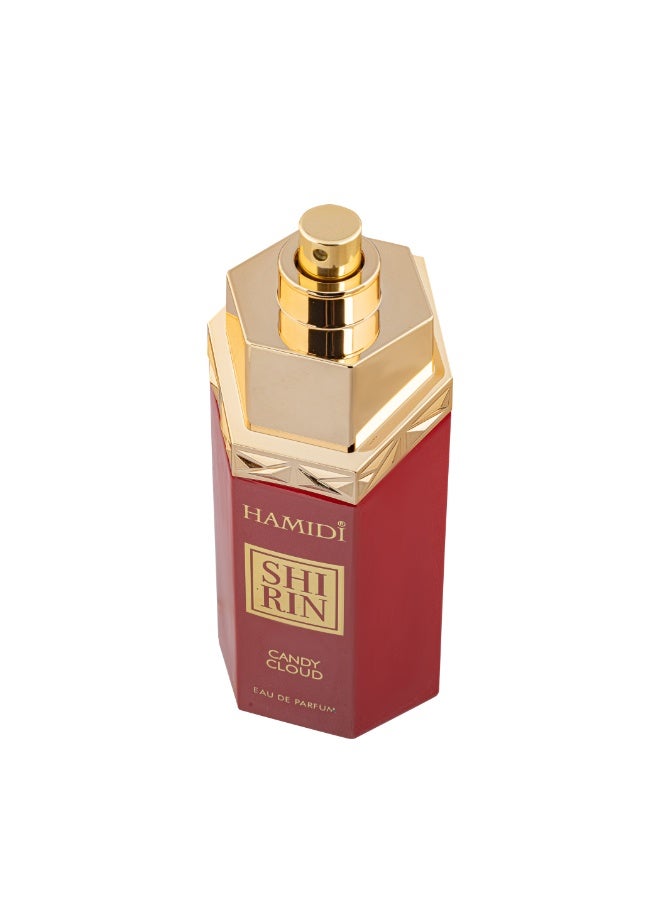 Hamidi Shirin Candy Cloud Eau De Parfum 100ml | Pear, Marshmallow & Vanilla | Jasmine, Caramel & Bubble Gum | Sugar, Tonka & Sandalwood | Long Lasting Unisex Perfume | Perfume Spray - Image 3