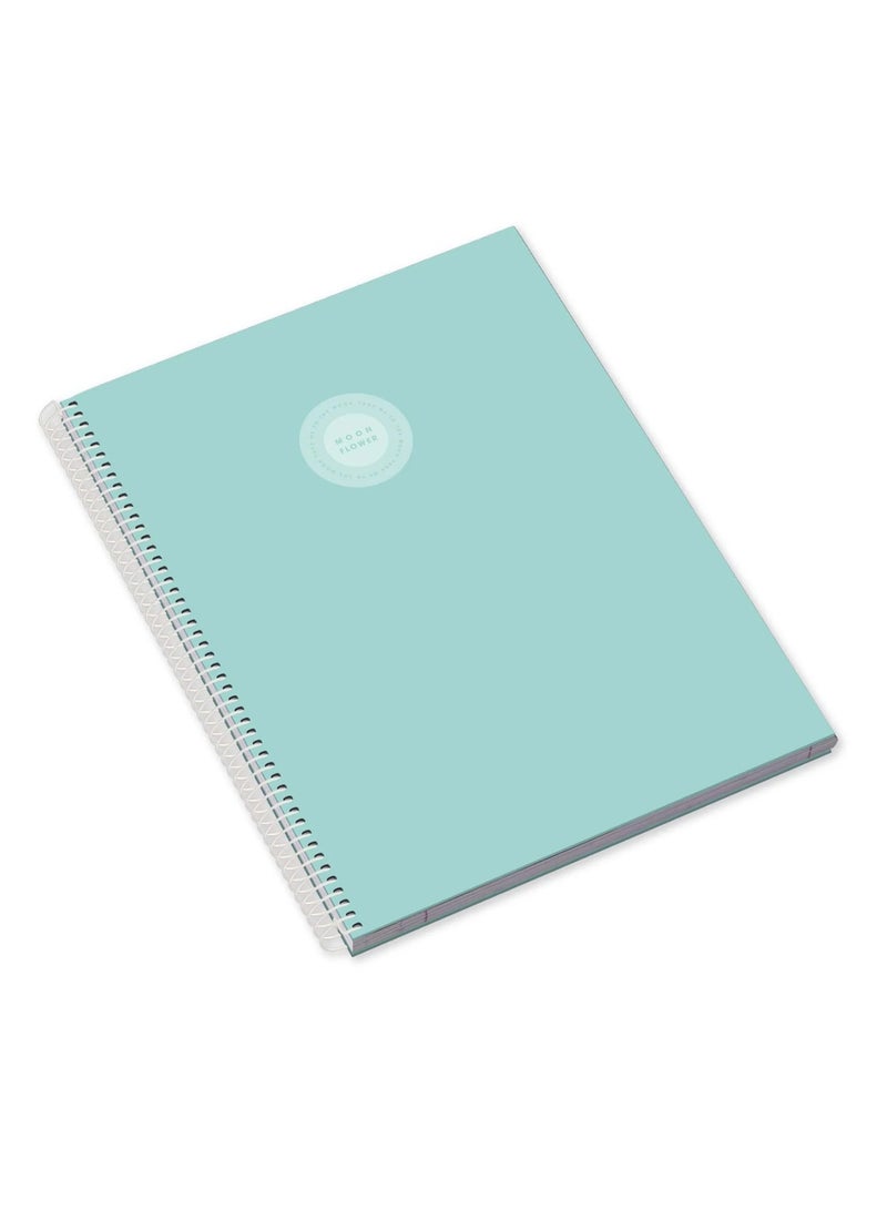 Ambar 1-Piece A4 Size Spiral Notebook Hard Cover Single Lined Ruling Assorted Designs - Image 4