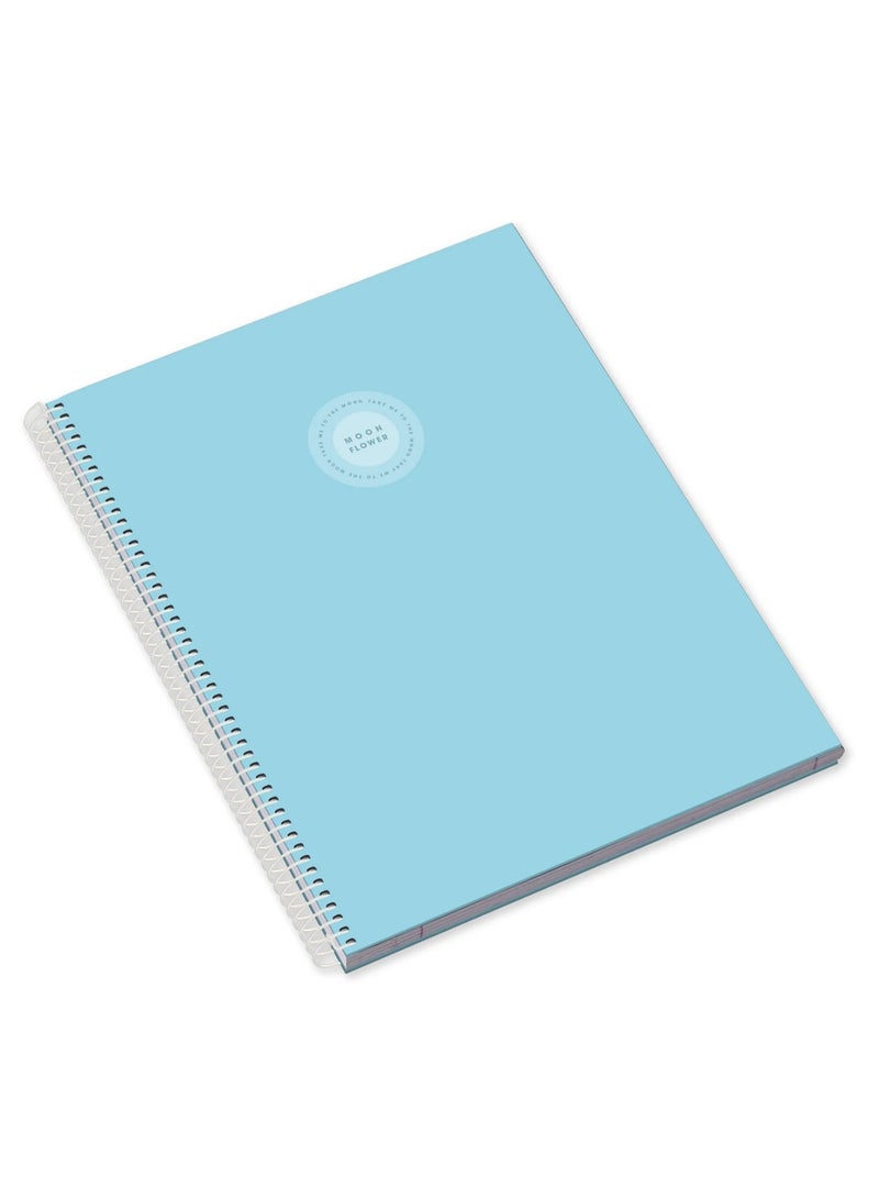 Ambar 1-Piece A4 Size Spiral Notebook Hard Cover Single Lined Ruling Assorted Designs - Image 2